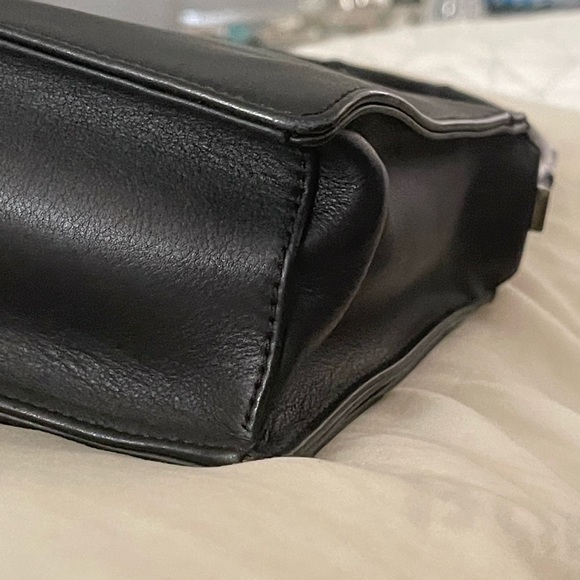 Vintage famous 90s GUCCI BY TOM FORD BLACK Bamboo handle BAGπHP - Picture 16 of 16